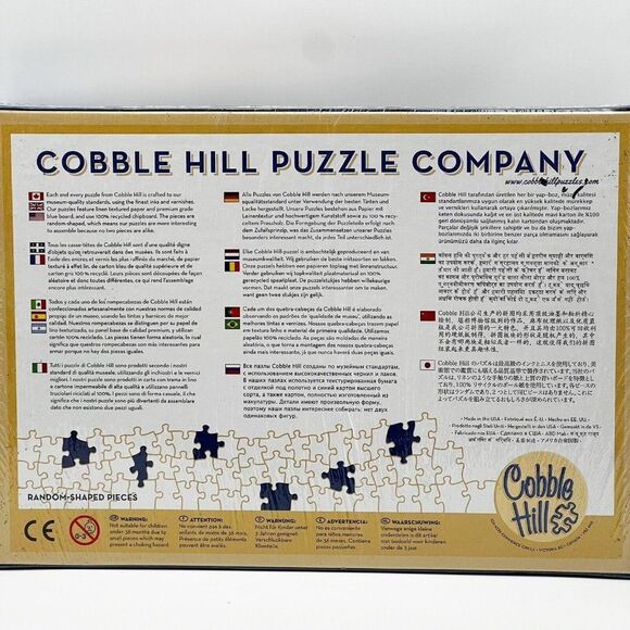 NEW Cobble Hill Christmas Puppies Dogs 500 Piece Random Cut Jigsaw Puzzle Sealed - Picture 2 of 5